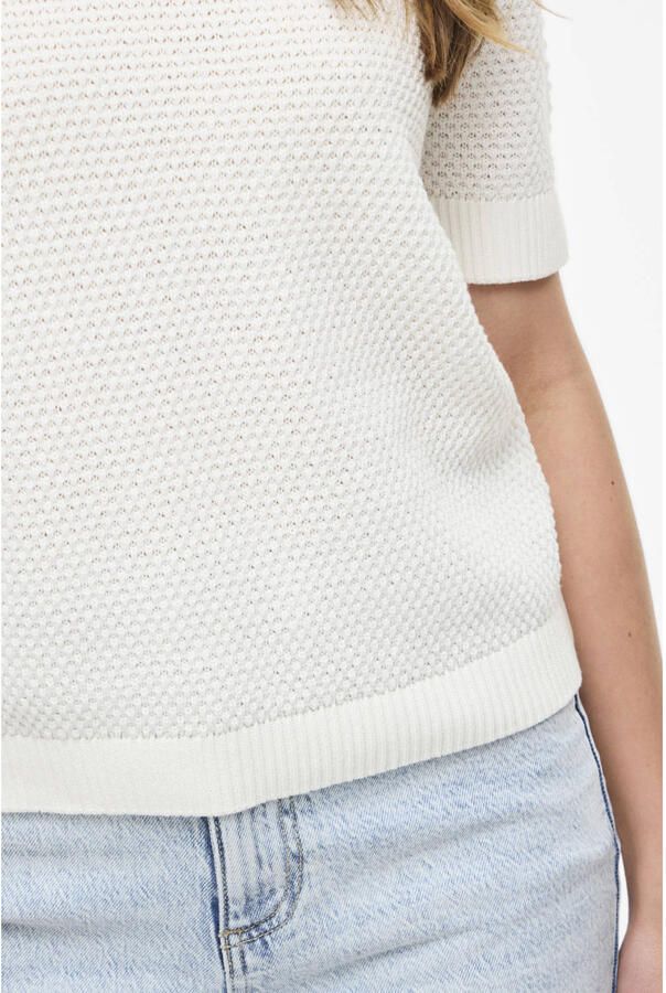 Vila Gebreide pullover met ribboorden model 'DALO' - Foto 2