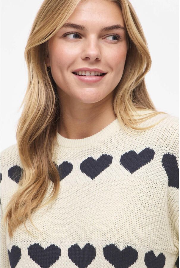 Vila Jamilla Jacquard Knit Trui Dames - Foto 2