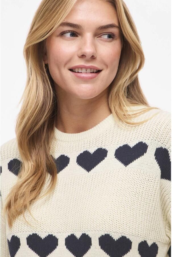 Vila Jamilla Jacquard Knit Trui Dames - Foto 2