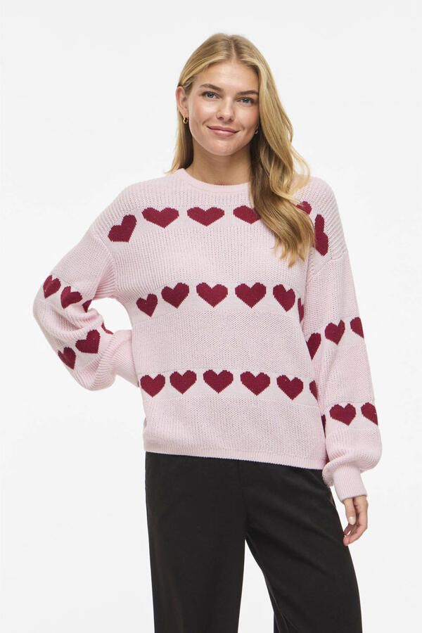 Vila Jamilla Jacquard Knit Trui Dames