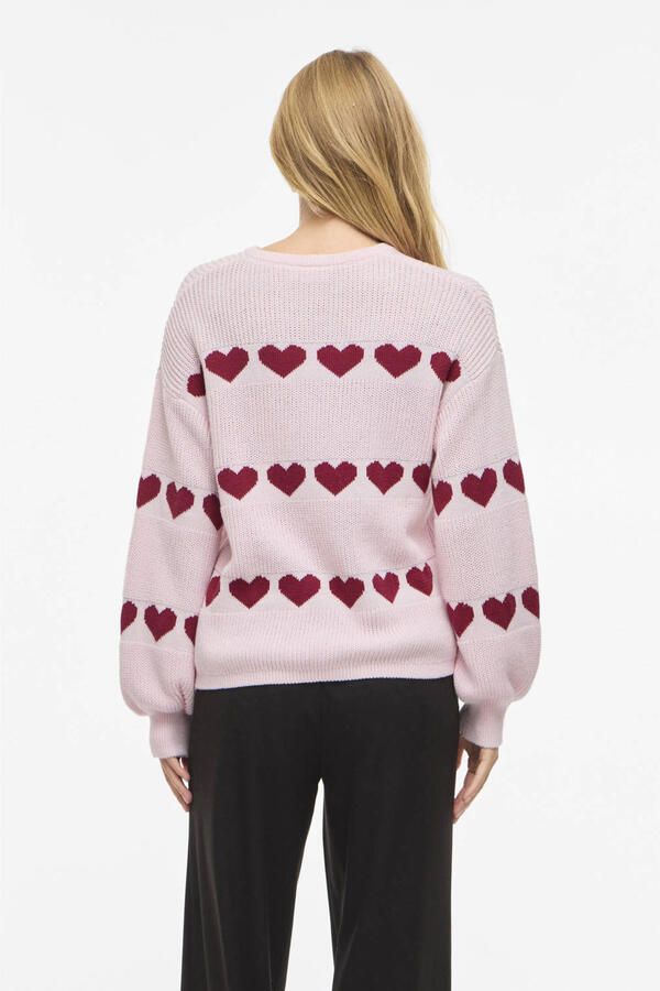 Vila Jamilla Jacquard Knit Trui Dames - Foto 2