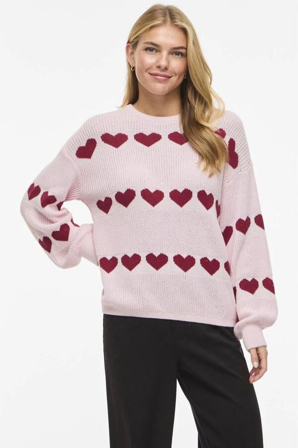 Vila Jamilla Jacquard Knit Trui Dames