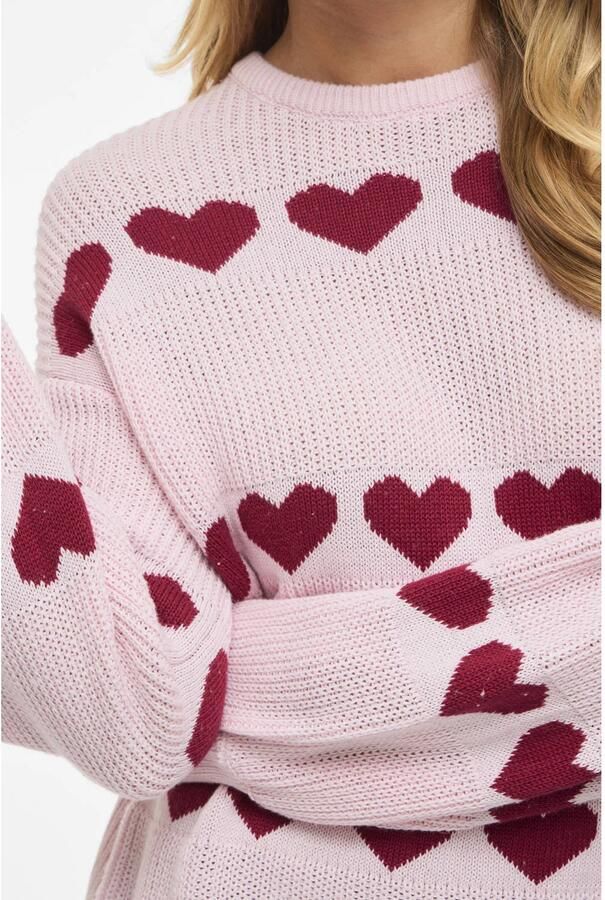 Vila Jamilla Jacquard Knit Trui Dames - Foto 3