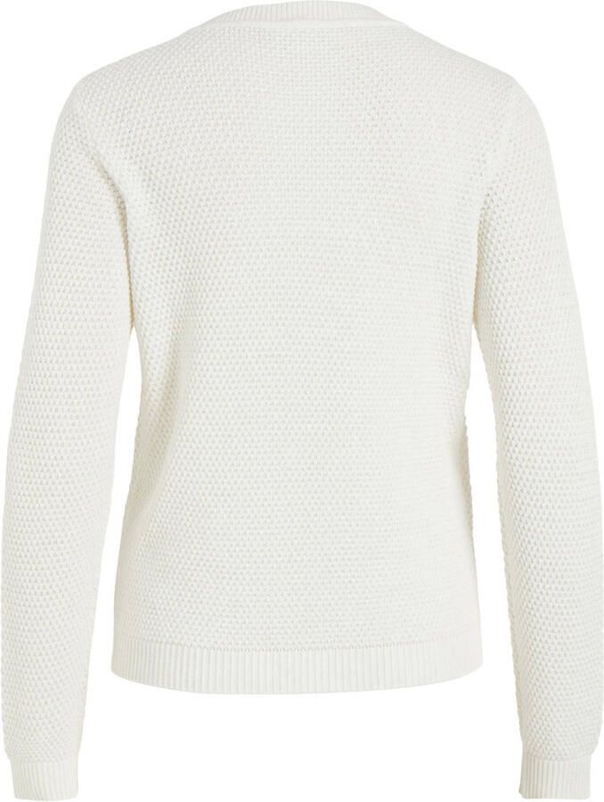 Vila Gebreide pullover met structuurmotief model 'Vidalo O-Neck'