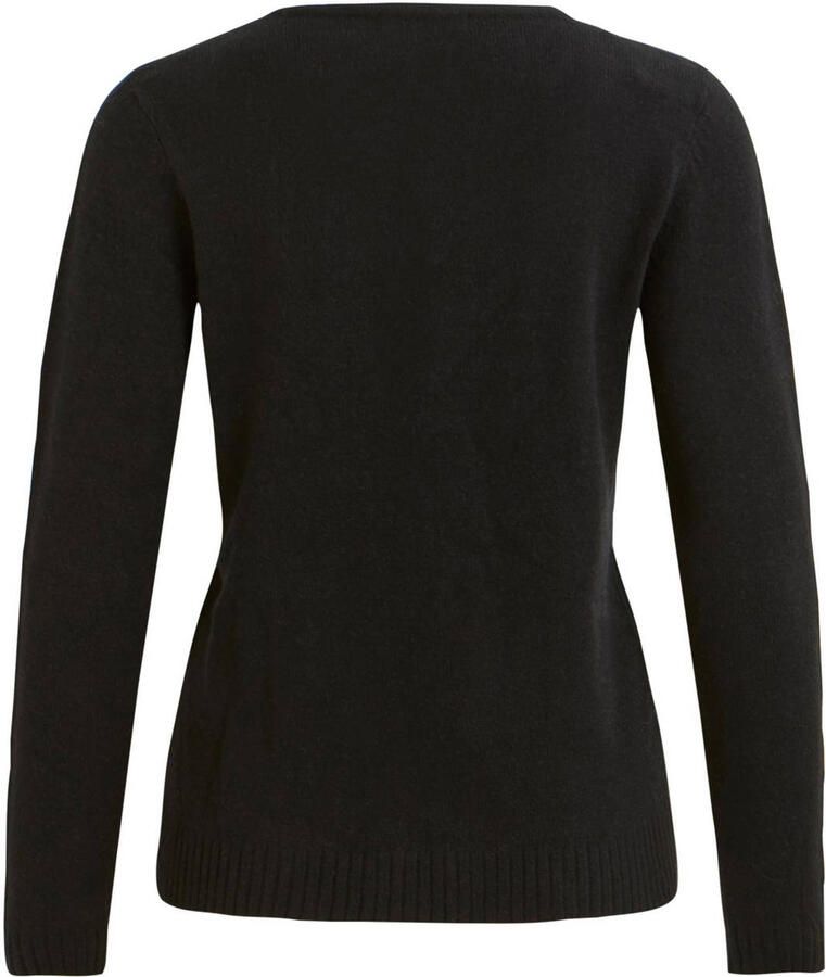 Vila Gebreide pullover met V-hals model 'Viril'