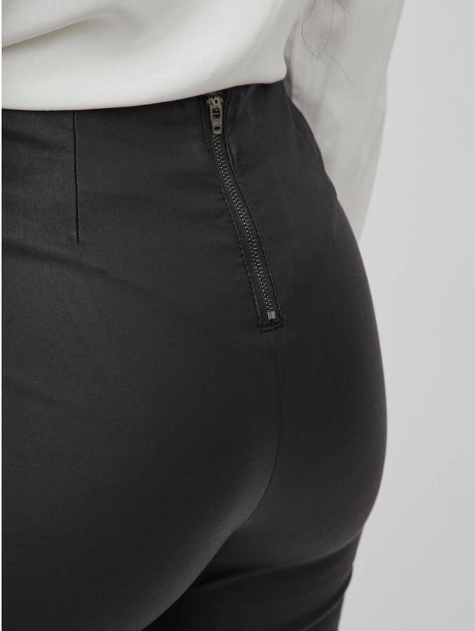 Vila Jegging in leerlook met elastische band model 'COMMIT' - Foto 2