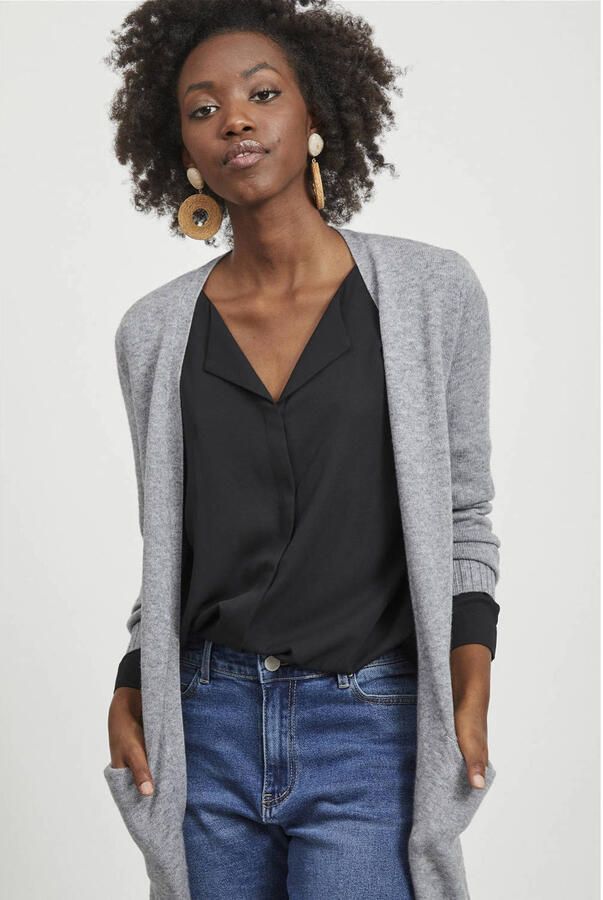 Vila Lang vest VIRIL LONG L S KNIT CARDIGAN NOOS