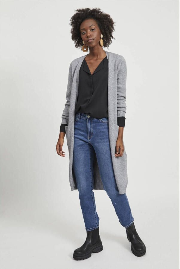 Vila Lang vest VIRIL LONG L S KNIT CARDIGAN NOOS - Foto 3