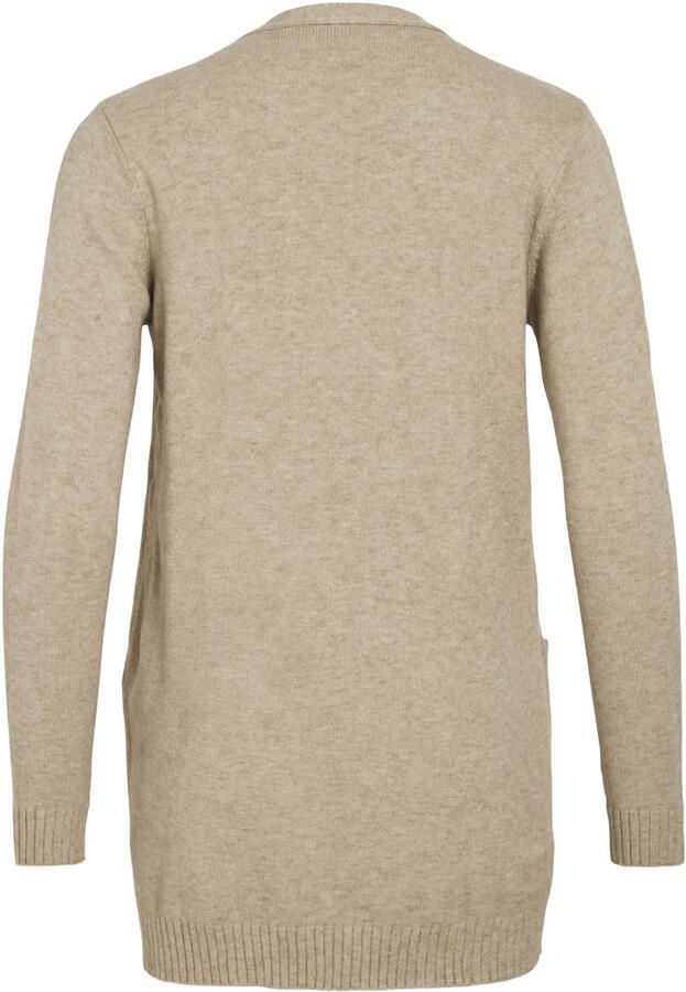 Vila Beige Gebreid Vest Herfst Winter Collectie Beige Dames - Foto 2