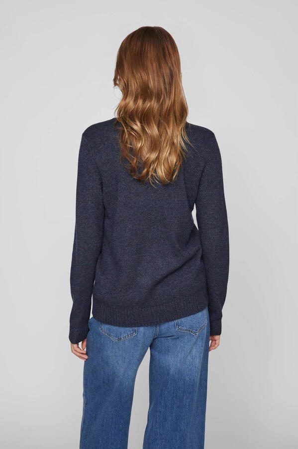 Vila Trui met V-hals VIRIL V-NECK L S KNIT TOP NOOS - Foto 3