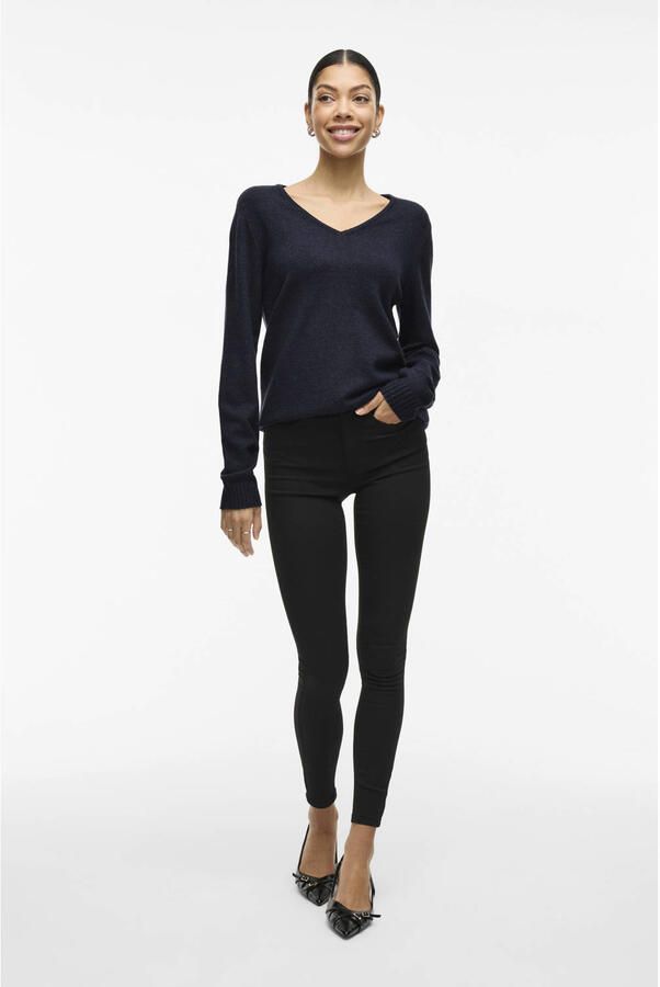 Vila Trui met V-hals VIRIL V-NECK L S KNIT TOP NOOS - Foto 2
