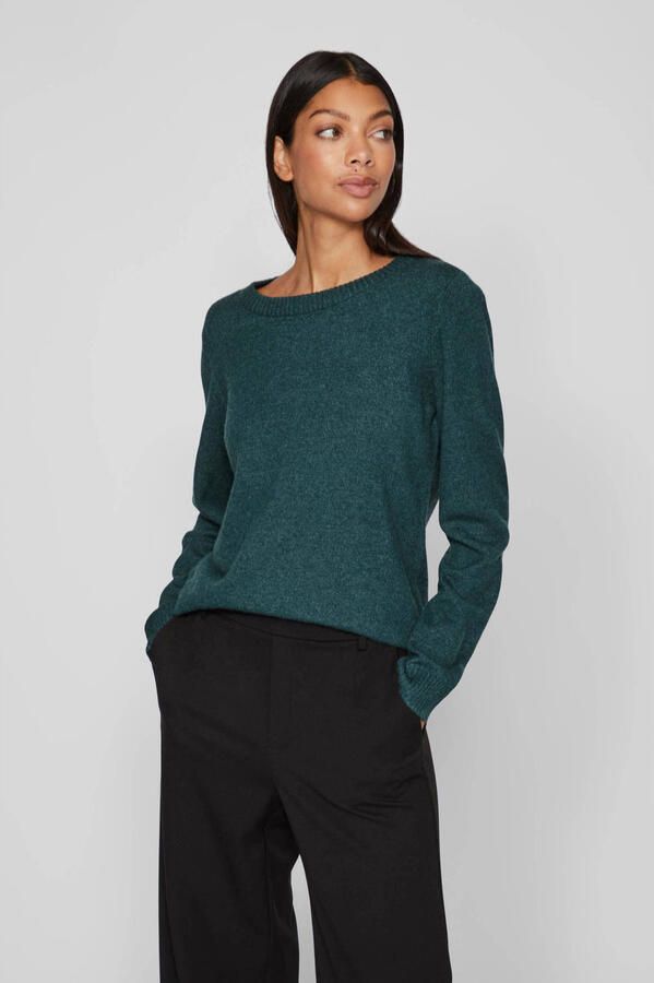 Vila Gebreide pullover met ronde hals model 'Viril' - Foto 2