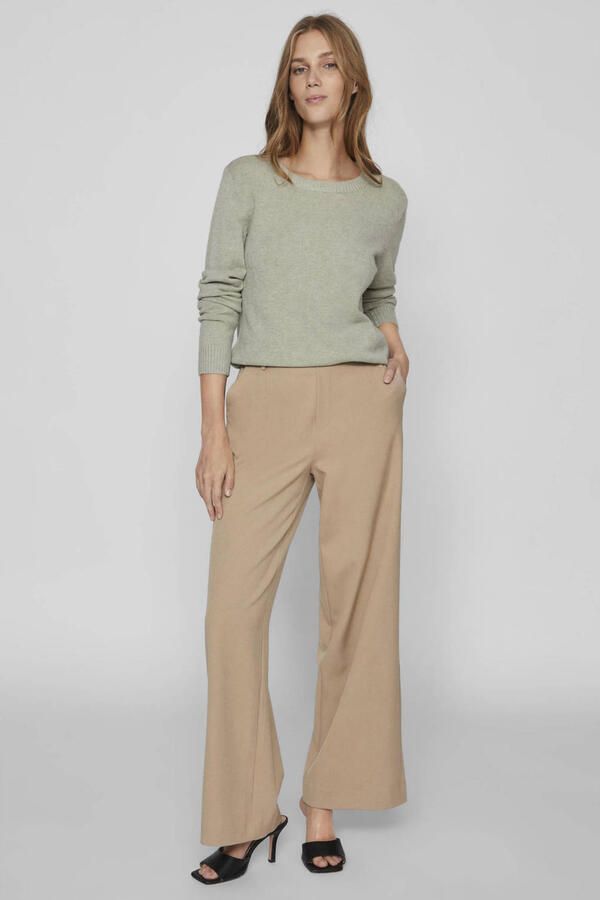 Vila Gebreide pullover met ronde hals model 'Viril' - Foto 3