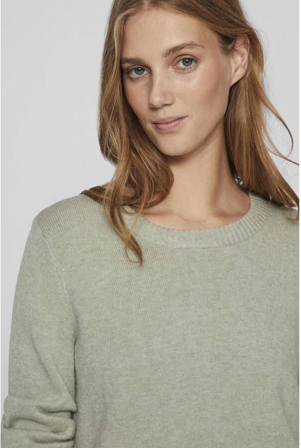 Vila Gebreide pullover met ronde hals model 'Viril'