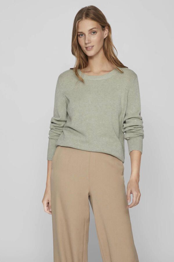 Vila Gebreide pullover met ronde hals model 'Viril' - Foto 2