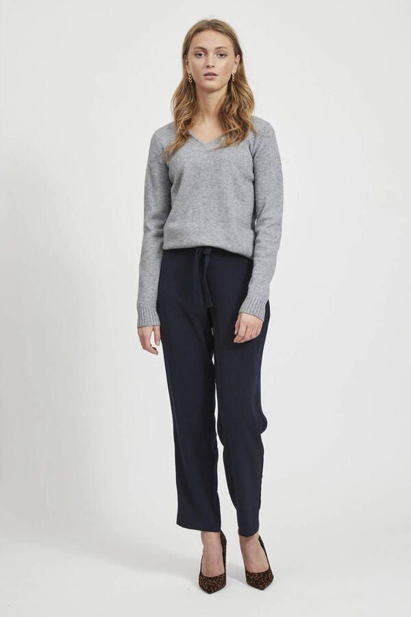 Vila Trui met V-hals VIRIL V-NECK L S KNIT TOP NOOS - Foto 3