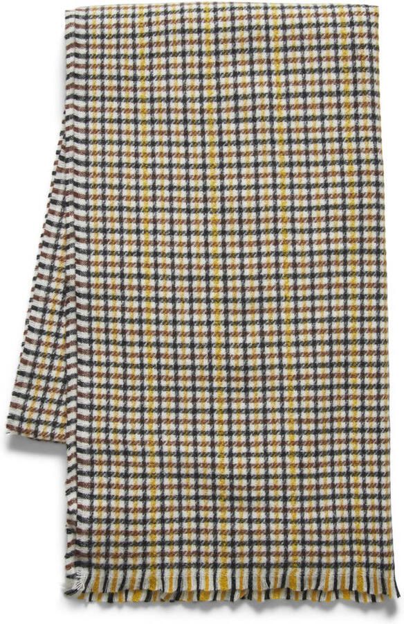 VILA geruite sjaal VIDEBREE geel zwart - Foto 2