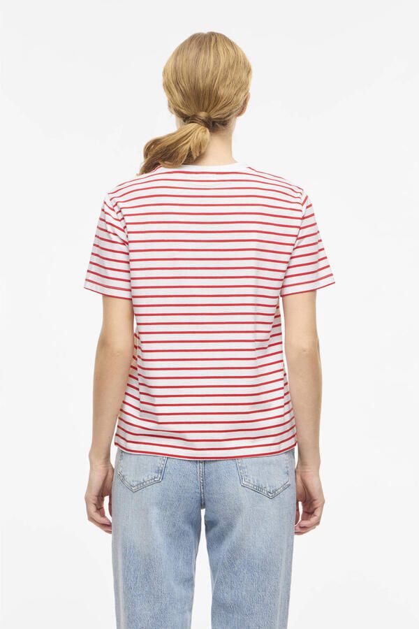 Vila t-shirt met ronde hals model 'NORA' - Foto 3