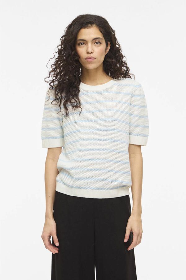 Vila Gebreid shirt met ronde hals model 'DALO'