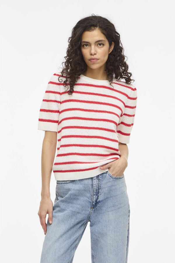 Vila Gebreid shirt met ronde hals model 'DALO'