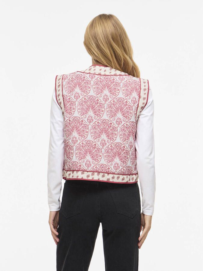 VILA gilet roze quilted - Foto 3