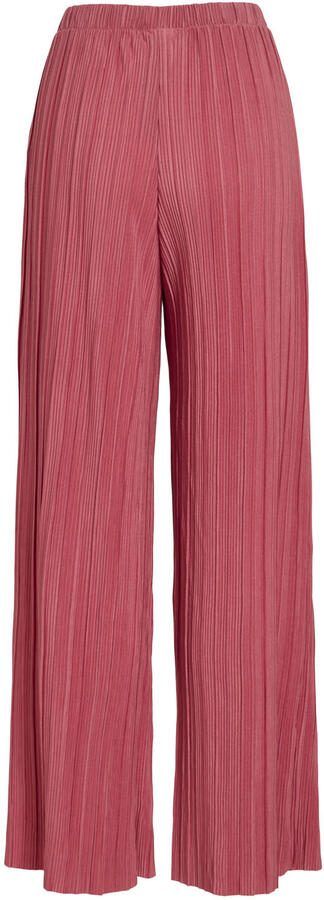 VILA high waist casual broek oudroze - Foto 3