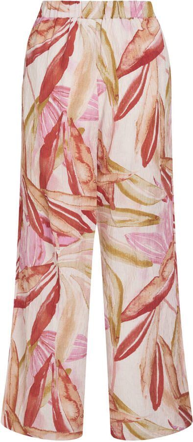 VILA high waist casual broek roze