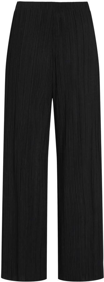 Vila Wide leg stoffen broek met plissévouwen model 'PLISA' - Foto 2