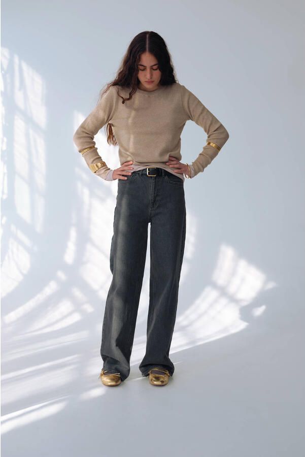 Vila Straight Jeans Noos Freya Jaf Jeans Grey Denim - Foto 2