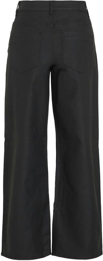 VILA high waist wide leg jeans zwart - Foto 2