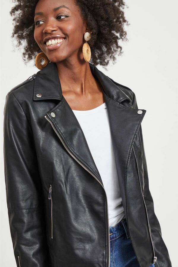 Vila Imitatieleren jack VICARA COATED JACKET NOOS - Foto 3