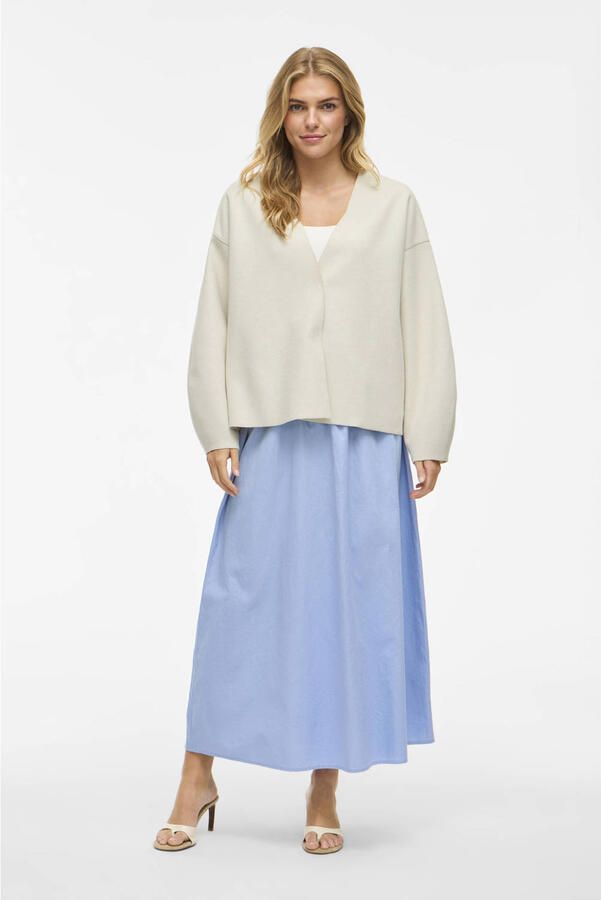 Vila Relaxed fit gebreid jack met viscose Model 'Juice' - Foto 2