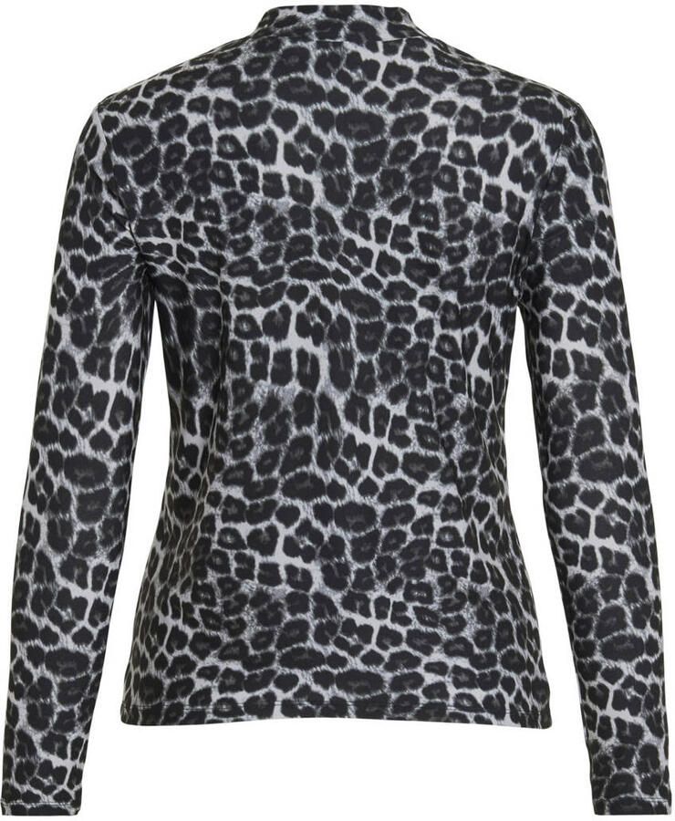 Vila Shirt met lange mouwen en opstaande kraag model 'LEOA' - Foto 2