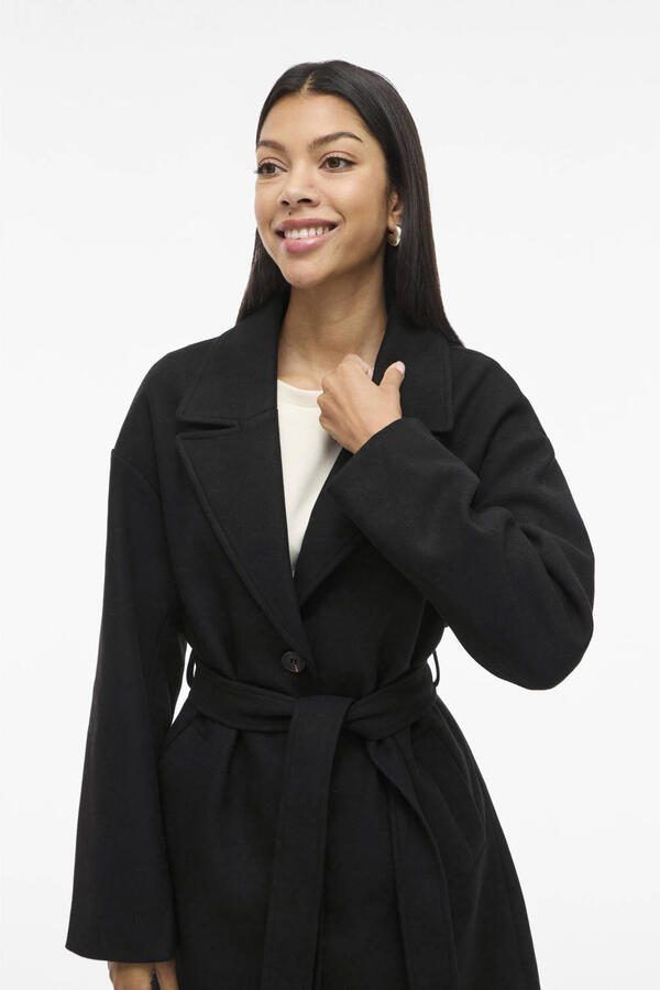 Vila Lange jas VICLAUDIA L S LONG COAT NOOS