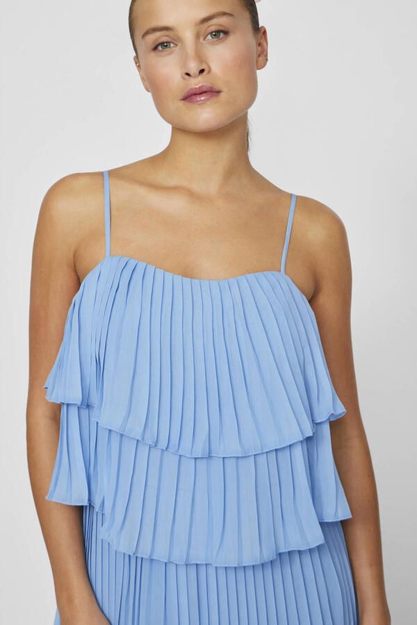 Vila Maxi-jurk met volants model 'CHIFFON' - Foto 3