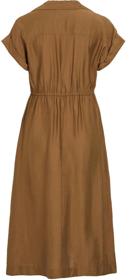 VILA midi jurk camel