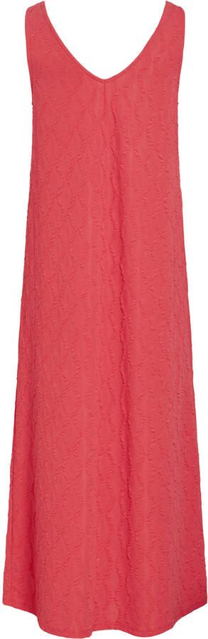 VILA midi jurk rood - Foto 3