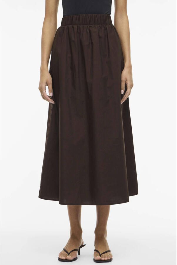 Vila Rok Noos Sophie Skirt Coffee Bean