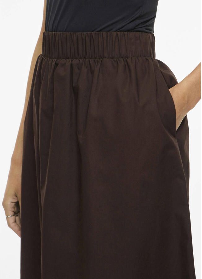 Vila Rok Noos Sophie Skirt Coffee Bean - Foto 2