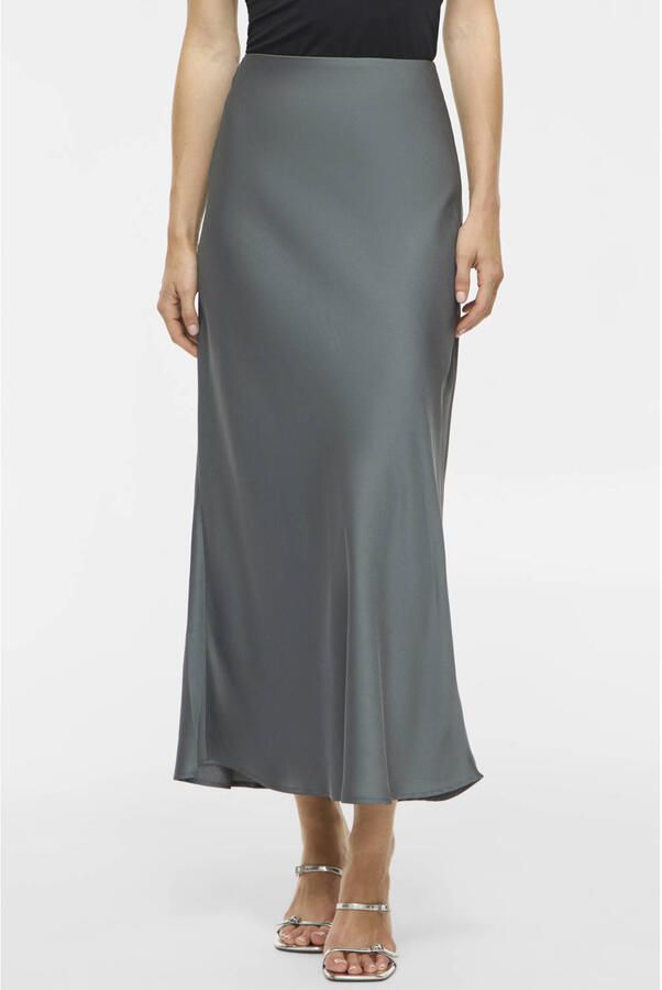 Vila Rok Noos Elette Skirt Balsam Green