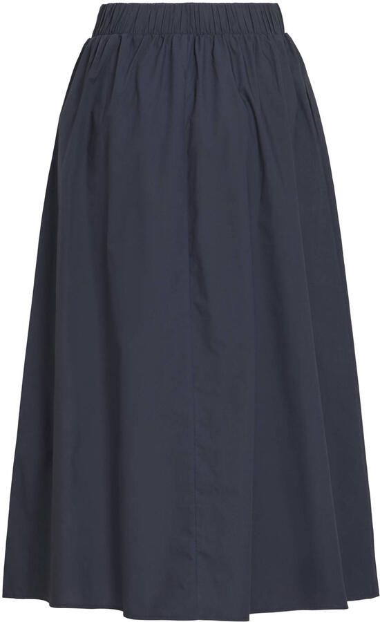 VILA midi rok marineblauw - Foto 2