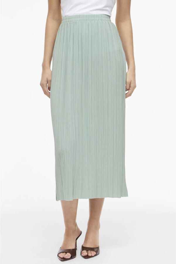 VILA midi rok turquoise