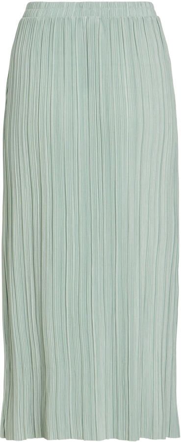 VILA midi rok turquoise - Foto 2