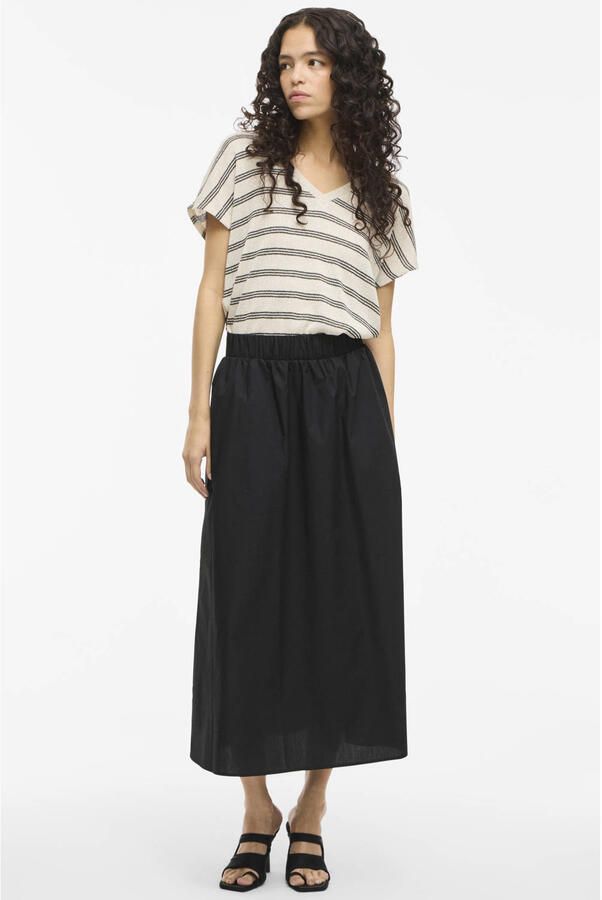 Vila Midi-rokken Noos Sophie Skirt Black Beauty - Foto 2