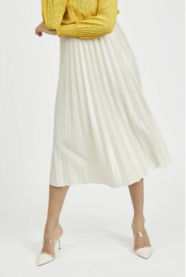 Vila Rok Noos Nitban Skirt Birch - Foto 2