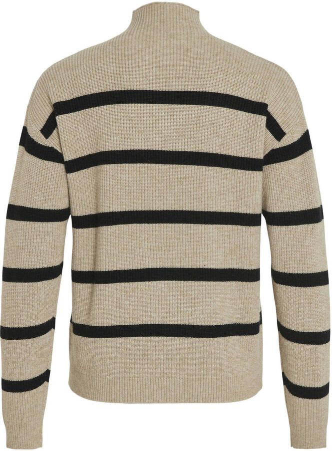Vila Trui met staande kraag VIRIL MOCKNECK L S KNIT RIB TOP 2- NOOS - Foto 2