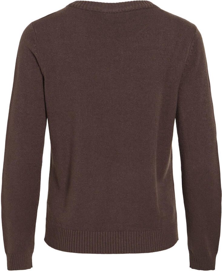 Vila Trui Noos Ril O-Neck L S Coffee Bean - Foto 2