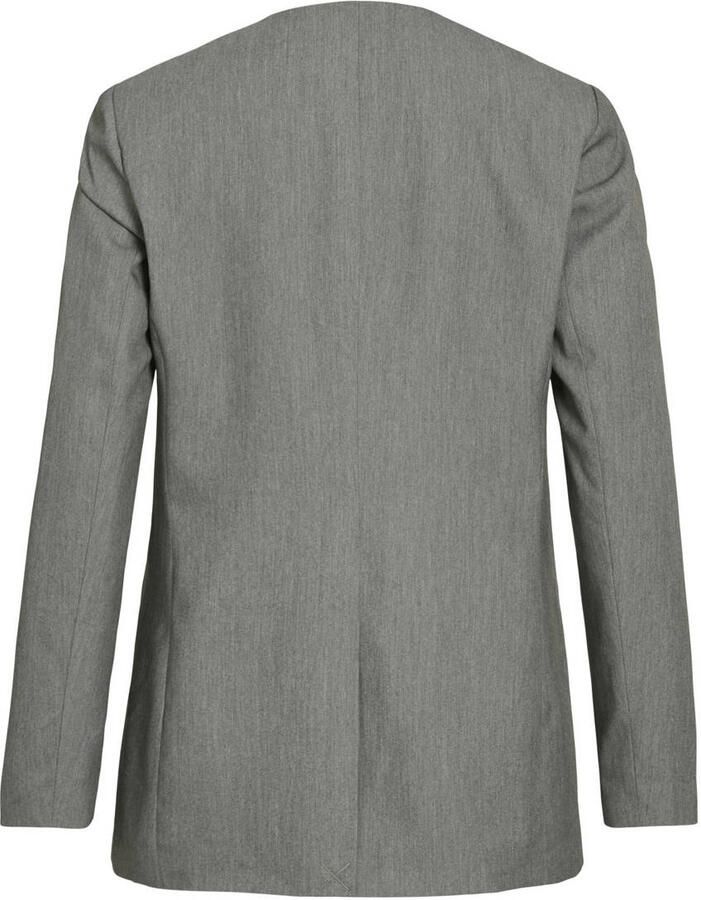 VILA regular blazer lichtgrijs - Foto 2