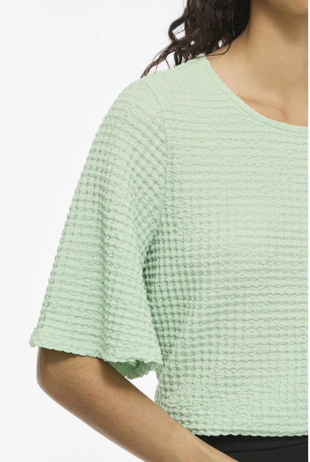 VILA regular fit top mintgroen - Foto 2