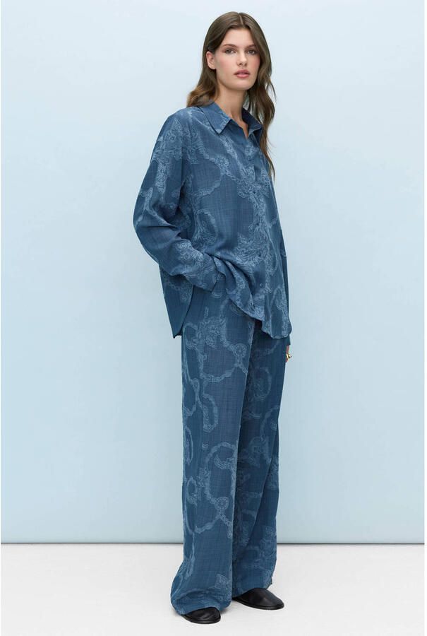 VILA blouse blauw